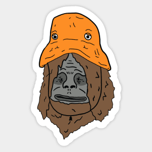 sassy the sasquatch Sticker